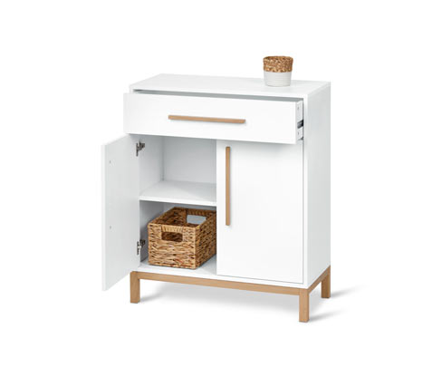 Tchibo - Bad-Sideboard »Eklund« - 75x35x90cm - braun - Holz / Eichenholz / Polyurethan