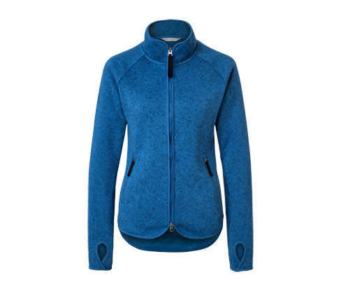 Tchibo - Strickfleece-Jacke - Damen - Gr. XS - blau