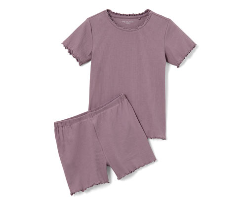 Tchibo - Kinder-Pyjama - Mädchen - Gr. 146/152 - rosa