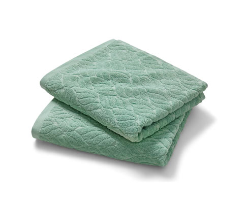 Tchibo - 2 Premium-Handtücher - grün