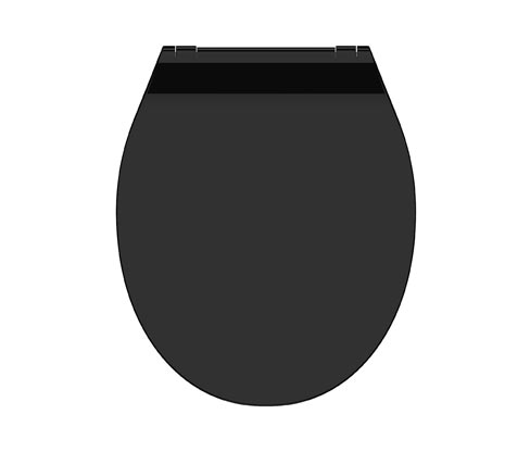 Tchibo - Duroplast WC-Sitz - schwarz