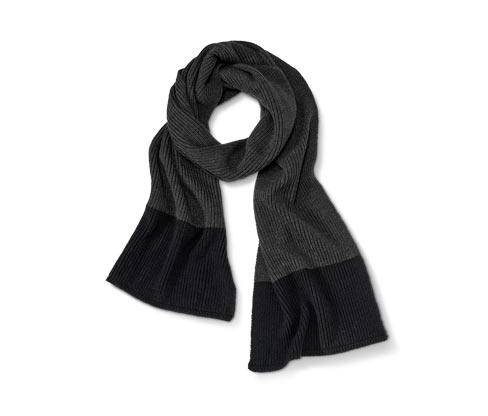 Tchibo - Strickschal - anthrazit