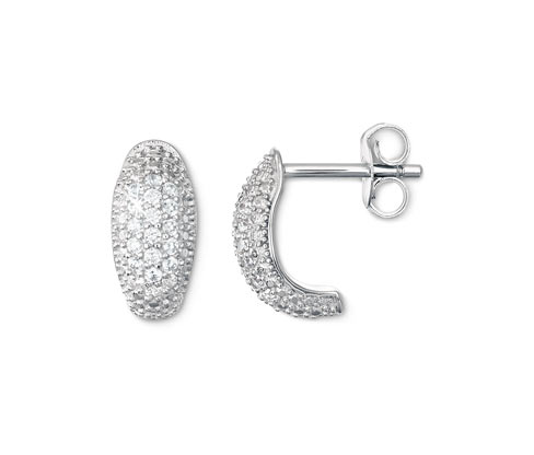 Tchibo - 925 Silber Creolen Sparkling - silber