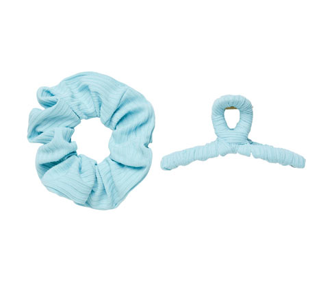 Tchibo - Haaraccessoires-Set - hellblau