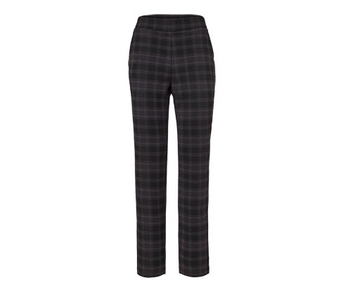 Tchibo - Karierte Joggpants - Damen - Gr. S - anthrazit/jacquard