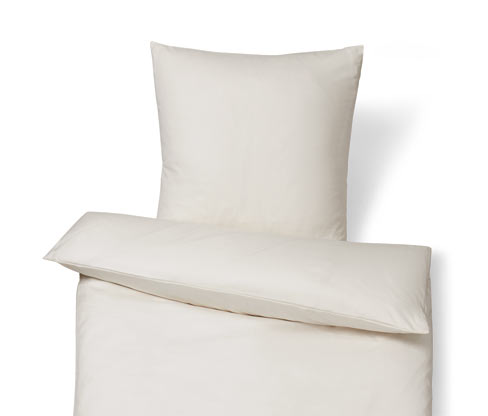 Tchibo - Baumwollsatin-Bettwäsche - offwhite