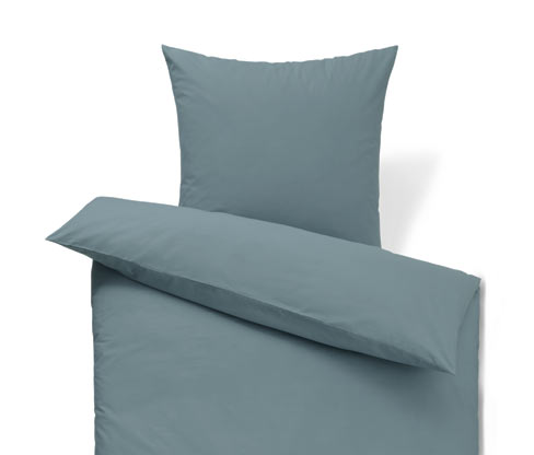 Tchibo - Perkal-Bettwäsche - blau