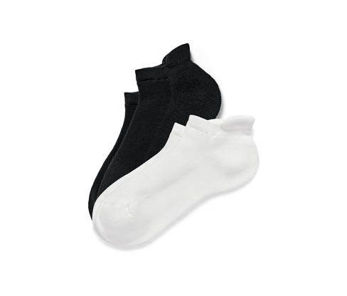 Tchibo - 2 Paar Sport-Sneakersocken - Herren - Gr. 35-38 - schwarz
