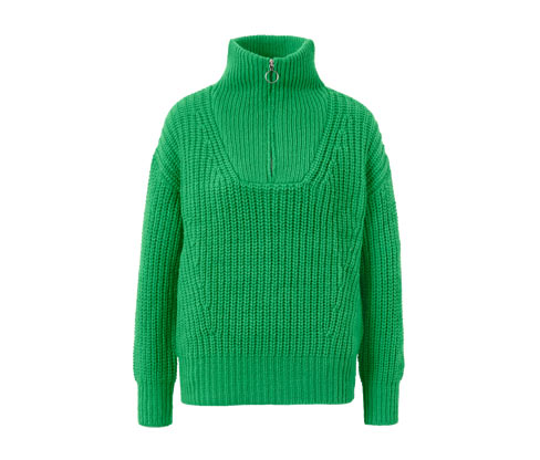 Tchibo - Grobstrick-Troyer - Damen - Gr. XL - grün