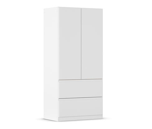 rauch Kleiderschrank »Joel« - 91x54x197cm - weiß - Holz