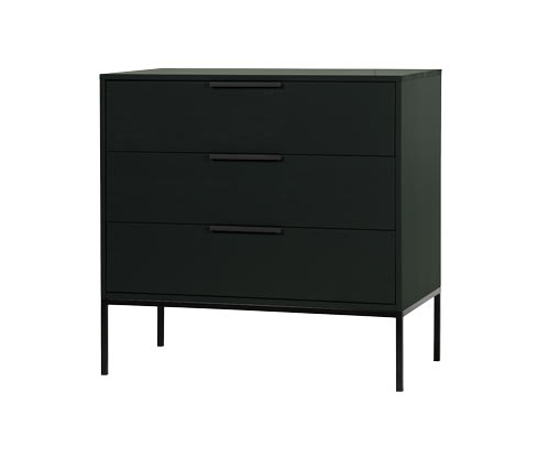 Tchibo - Woood Kommode »Adam« - 94x52x93cm - schwarz - Holz