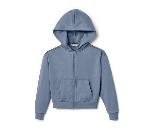 Tchibo - Kinder-Sportjacke - Mädchen - Gr. 122/128 - blau