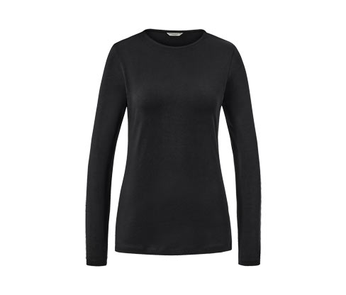 Tchibo - Langarmshirt - Damen - Gr. XL - schwarz
