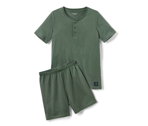 Tchibo - Kinder-Pyjama - Jungen - Gr. 146/152 - grün