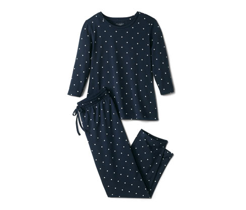 Tchibo - Pyjama - Damen - Gr. L - weiß