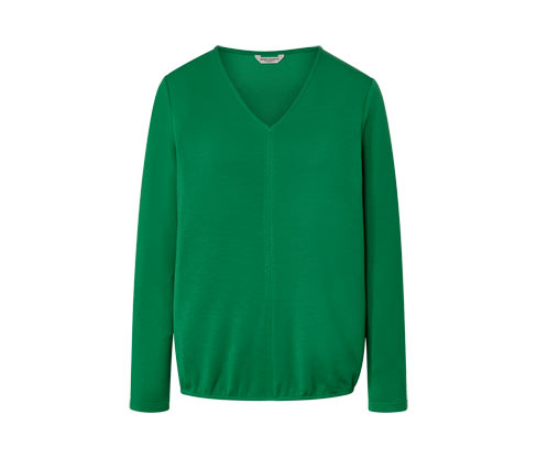 Tchibo - Blusenshirt aus Modal-Mix - Damen - Gr. XL - grün