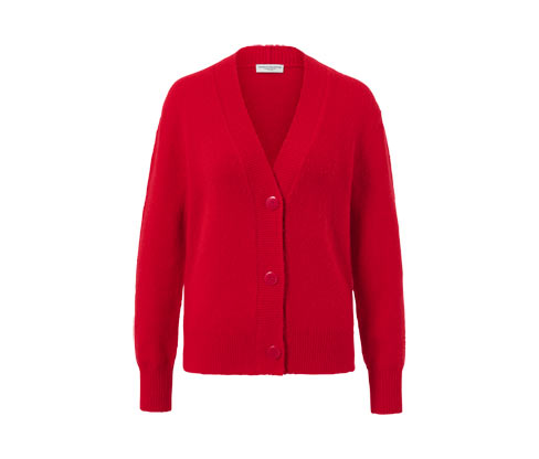 Tchibo - Strickjacke - Damen - Gr. S - rot