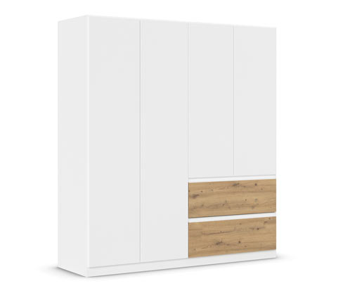rauch Kleiderschrank »Joel« - 181x54x197cm - braun - Holz