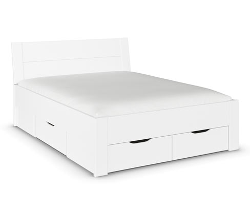 rauch Bett »Aditio Beds« - 166x216x100cm - weiß - Holz