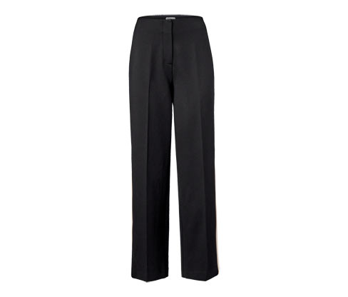 Tchibo - Jerseyhose mit Galonstreifen - Damen - Gr. 44 - schwarz