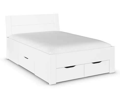 rauch Bett »Aditio Beds« - 146x216x100cm - weiß - Holz