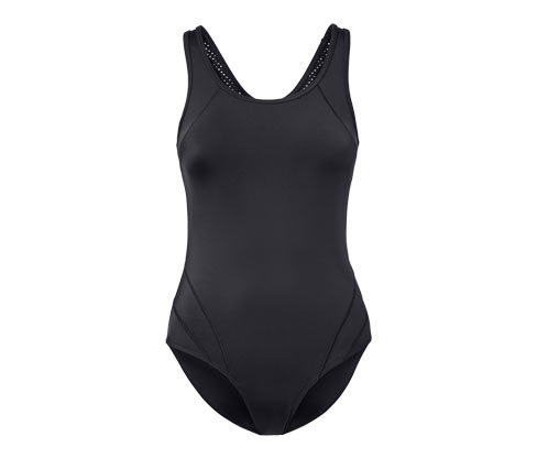 Tchibo - Sport-Badeanzug - Damen - Gr. 48 - schwarz