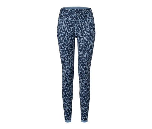 Tchibo - Wende-Sporttight - Damen - Gr. S - blau/print