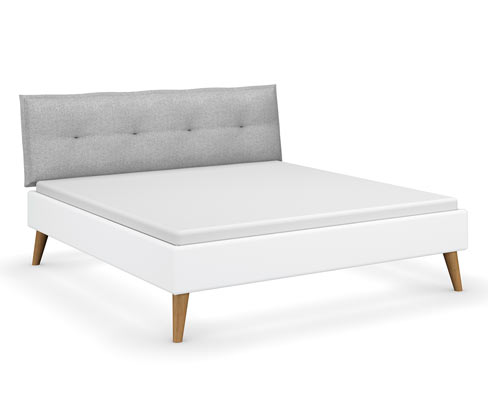 Thumbnail - rauch Bett »Skandi« 180 x 200 cm - 193x219x109cm - braun - Holz