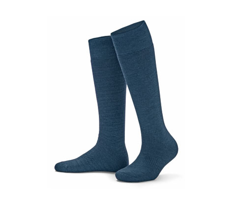 Tchibo - 1 Paar Thermo-Kniestrümpfe mit Merinowolle - Herren - Gr. 39-42 - dunkelblau