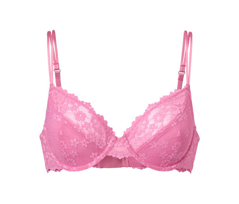 Tchibo - Bügel-BH mit Spitze - Damen - Gr. 85B - pink