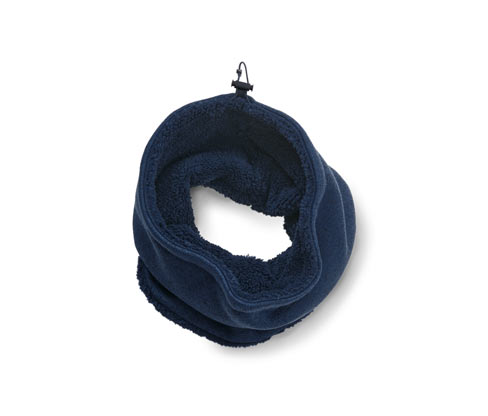 Tchibo - Strickfleece-Schlauchschal - blau