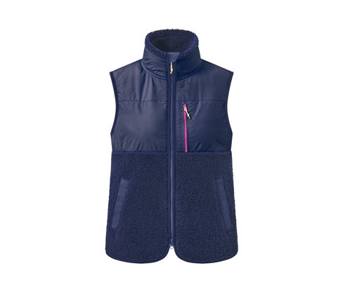 Tchibo - Teddy-Weste - Damen - Gr. S - dunkelblau