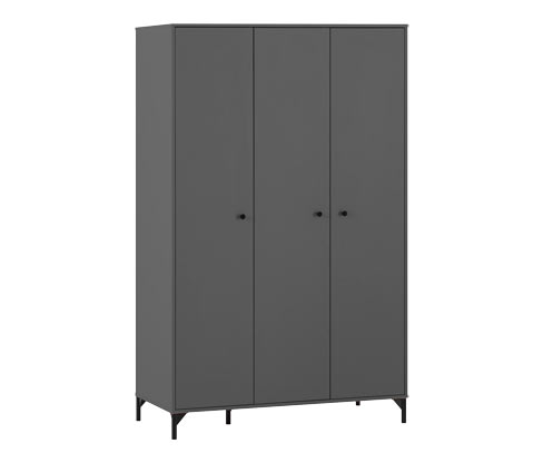 Tchibo - Schrank »Smash« - 119x60x191cm - anthrazit - Holz / Metall / Kunststoff