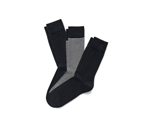 Tchibo - 3 Paar Socken - Herren - Gr. 41-43 - schwarz