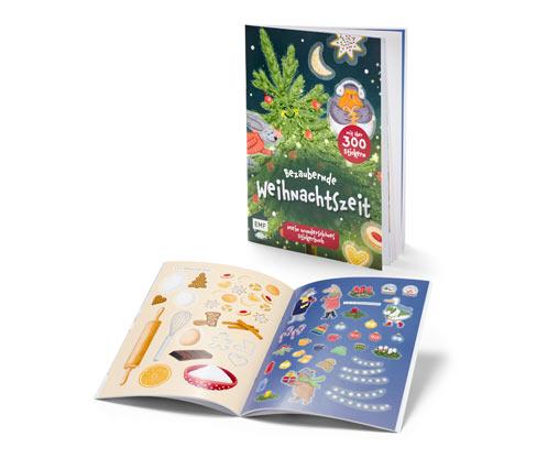 Tchibo - Stickerbuch: »Bezaubernde Weihnachtszeit«