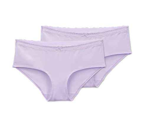 Tchibo - 2 Pantys - Damen - Gr. L - lila