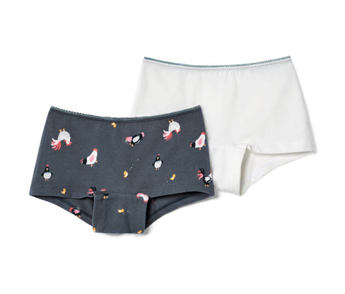 Tchibo - 2 Mädchen-Pantys - Mädchen - Gr. 122/128 - blau