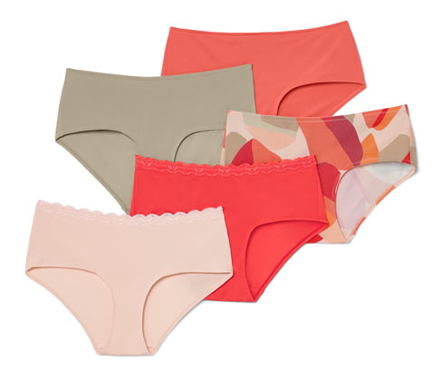 Tchibo - 5 Pantys - Damen - Gr. XXL - olivgrün