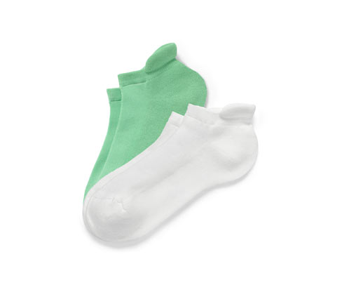 Tchibo - 2 Paar Sport-Sneakersocken - Herren - Gr. 35-38 - hellgrün