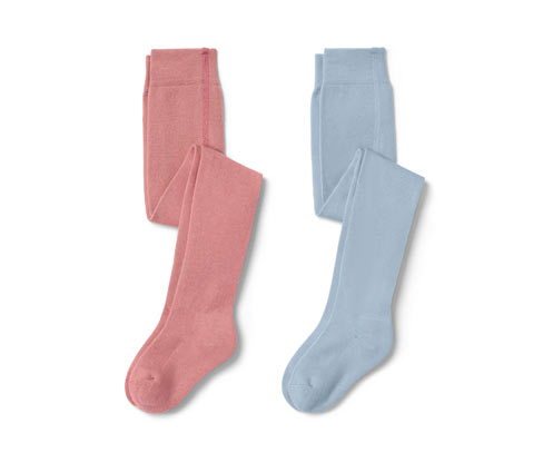 Tchibo - 2 Kinder-Strumpfhosen - Mädchen - Gr. 86/92 - hellblau
