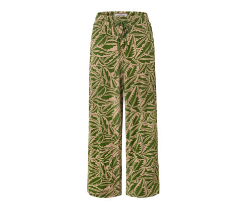Tchibo - Bedruckte Palazzohose - Damen - Gr. XXL - beige/print