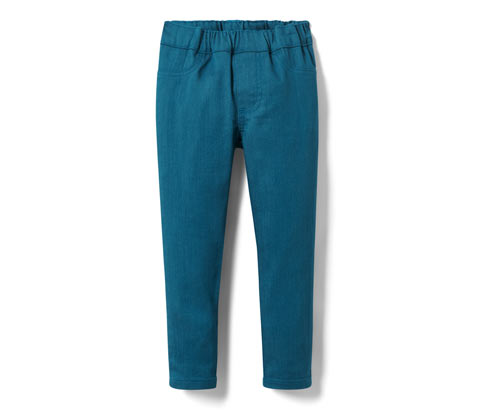 Tchibo - Kleinkind-Treggings - Mädchen - Gr. 110/116 - blau/print