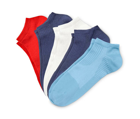 Tchibo - 5 Paar Sportsocken - Herren - Gr. 31-34 - dunkelblau