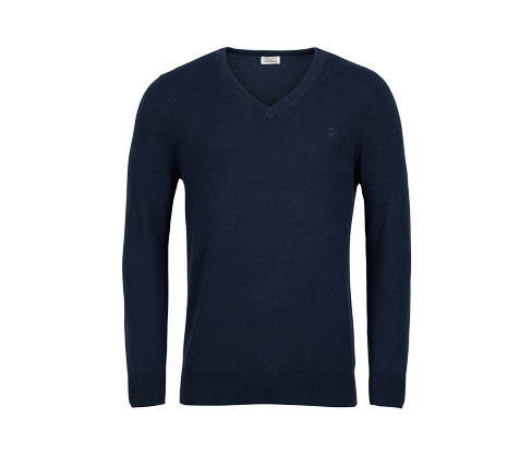 Tchibo - Leinen-Pullover - Herren - Gr. M - dunkelblau