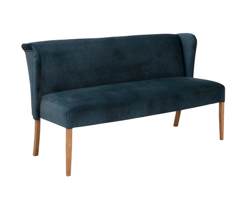 Tchibo - Polsterbank »Hendrick« - 164x64x88cm - dunkelblau - Polyester / Buchenholz
