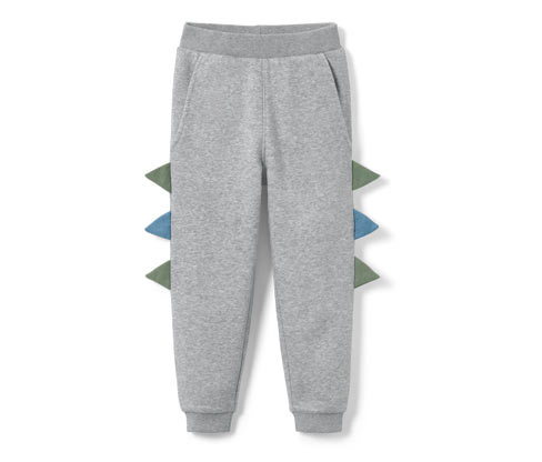 Tchibo - Kinder-Sweathose mit Dino-Applikation - Herren - Gr. 110/116 - hellblau