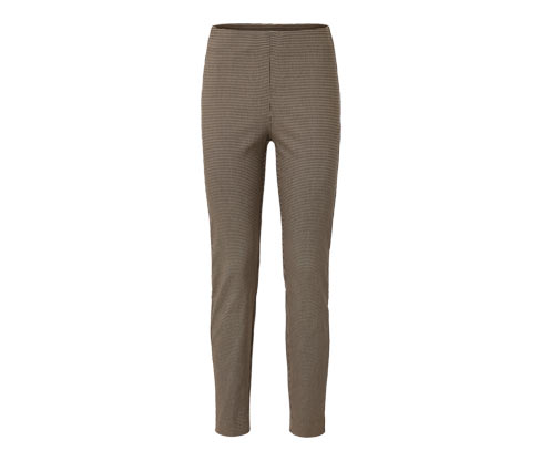 Tchibo - Stretchhose mit Hahnentritt-Jacquard - Damen - Gr. 36 - schwarz/jacquard