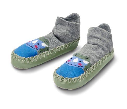 Tchibo - Kinder-Hausschuh-Socken - Gr. 27-30 - grau