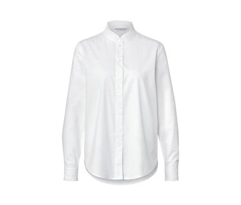 Tchibo - Bluse mit Rüschendetail - Damen - Gr. 40 - weiß