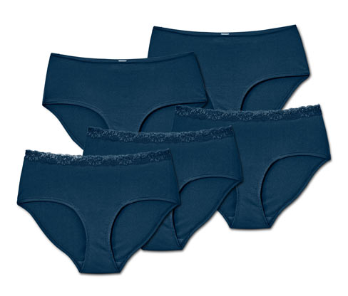 Tchibo - 5 Pantys - Damen - Gr. XXL - dunkelblau